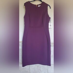 new Calvin Klein Purple Dress, size 12